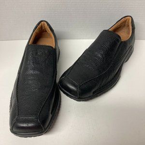 NOS Geox Respira Mens Shoes Size 8 1/2 Black Loafers